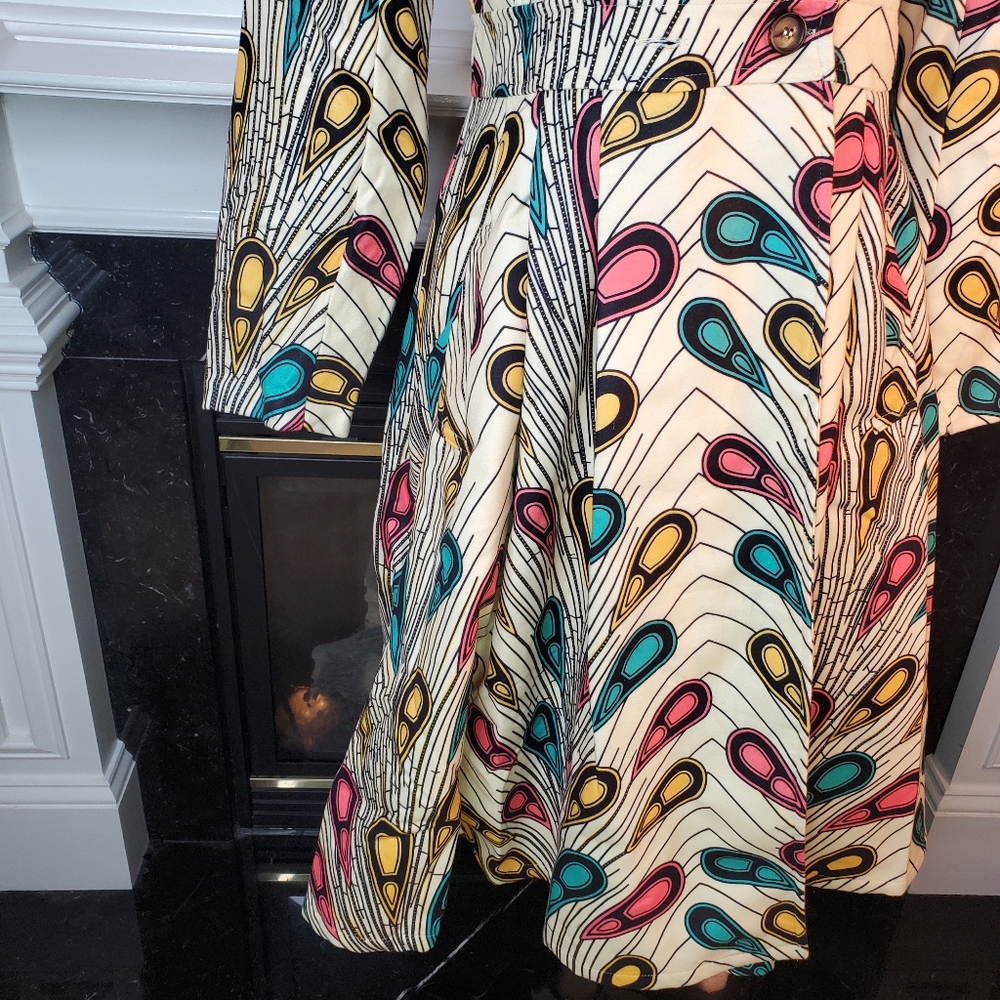 AFRICAN PRINT COAT - Picture 3 of 10